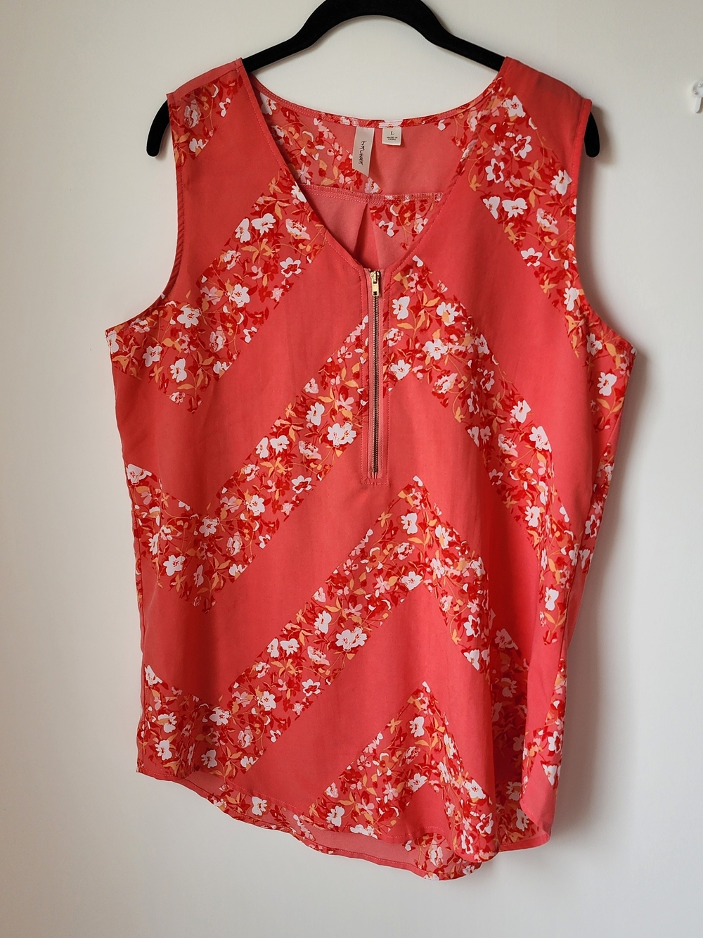 Floral Print Rank Top